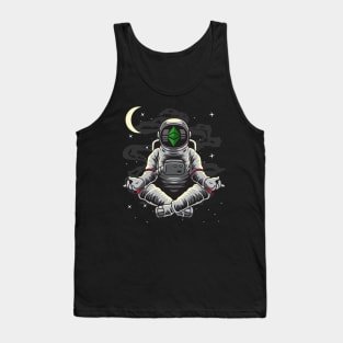 Astronaut Yoga Ethereum Classic Crypto ETH Coin To The Moon Crypto Token Cryptocurrency Wallet Birthday Gift For Men Women Kids Tank Top